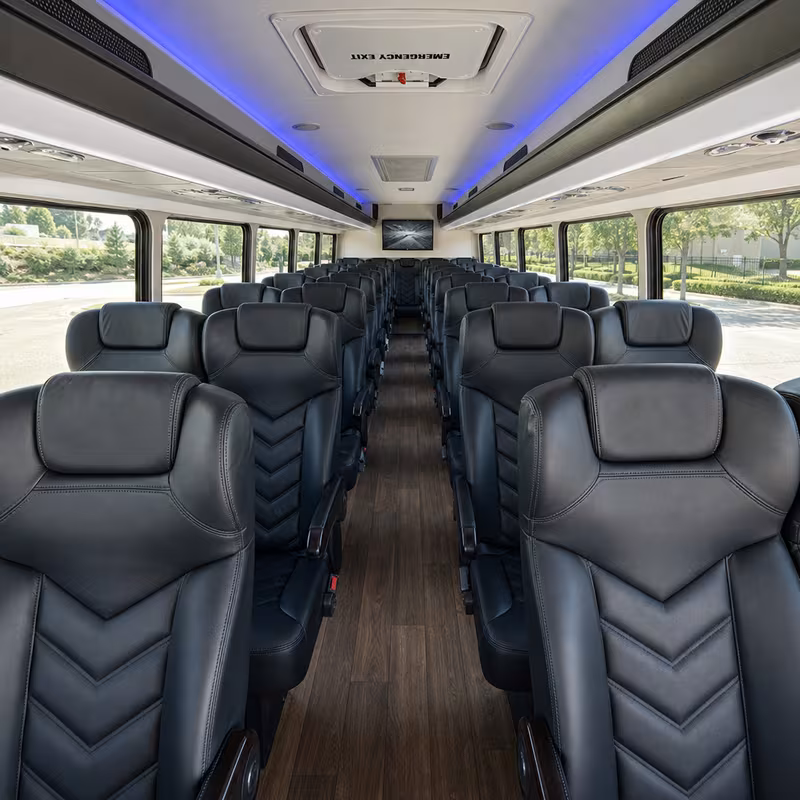 15-35 Passenger Minibus Interior