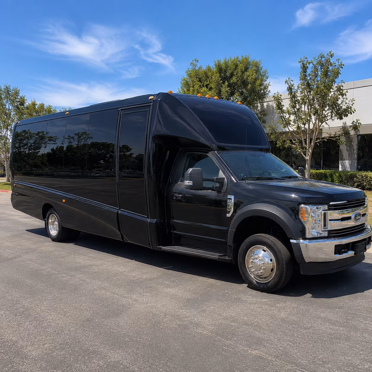 New York Birthday, Sweet 16, & Quinceañera Transportation party bus exterior