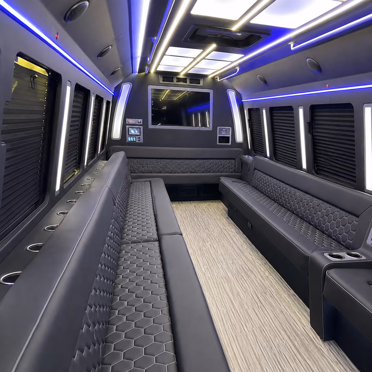 New York Concert & Music Festival Transportation party bus exterior
