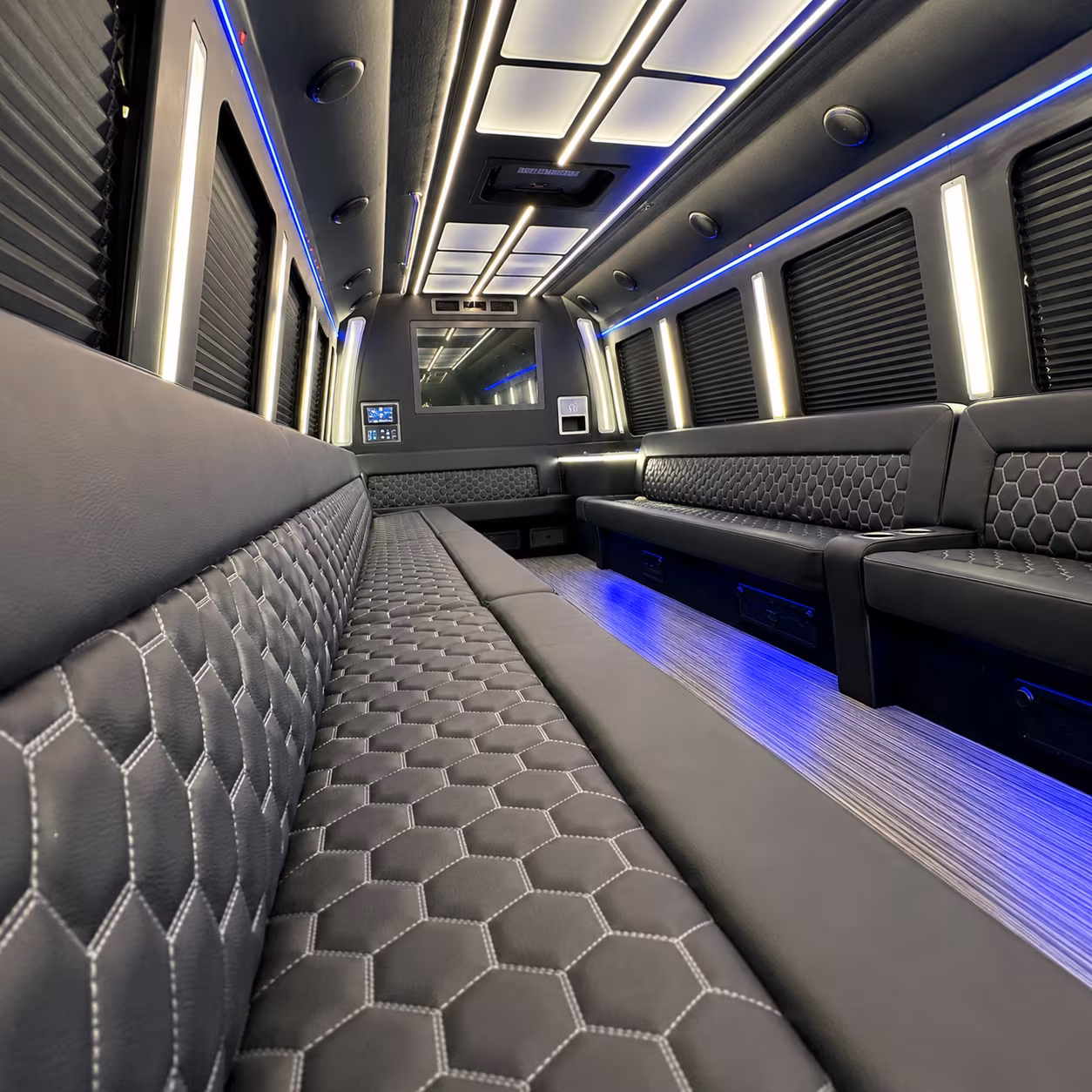 New York Concert & Music Festival Transportation party bus exterior