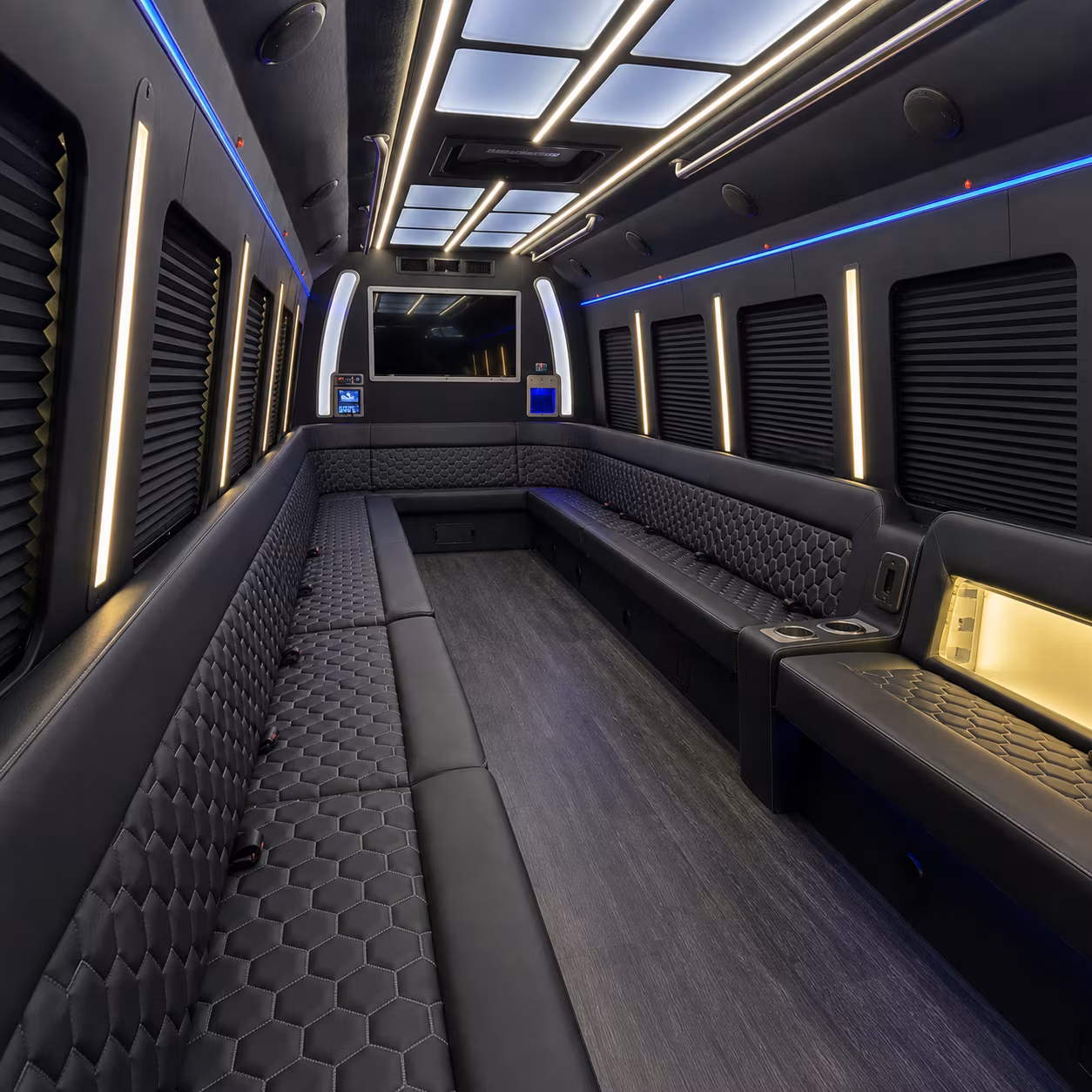 New York Concert & Music Festival Transportation party bus exterior