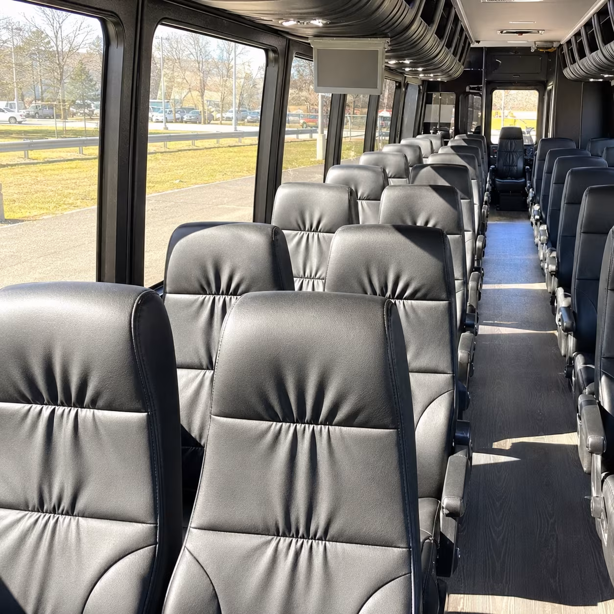 New York Corporate Transportation party bus exterior