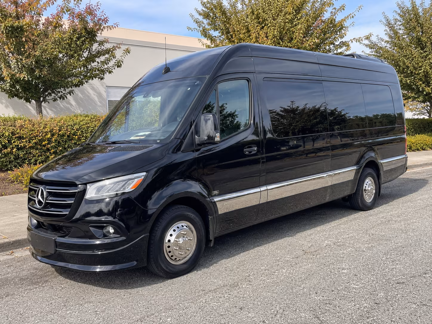 New York Corporate Transportation party bus exterior