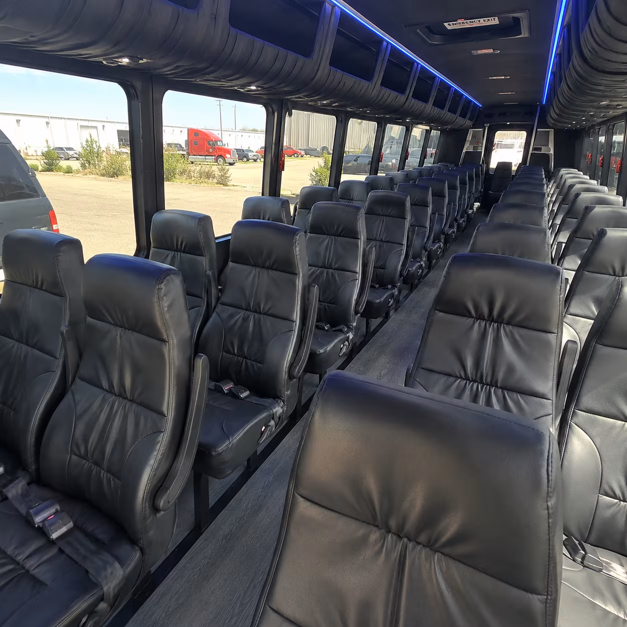 New York Corporate Transportation party bus exterior