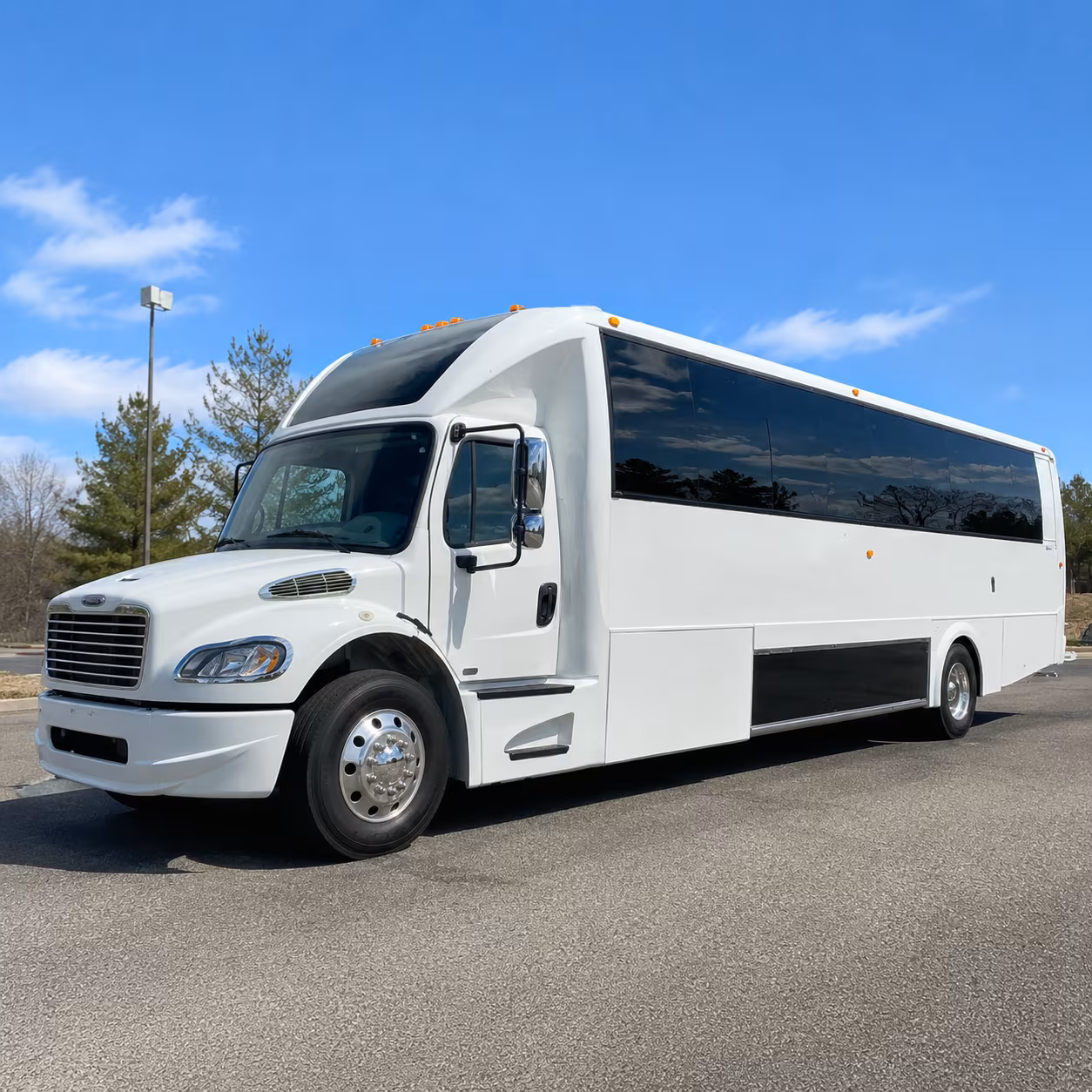 New York Private Event Transportation party bus exterior
