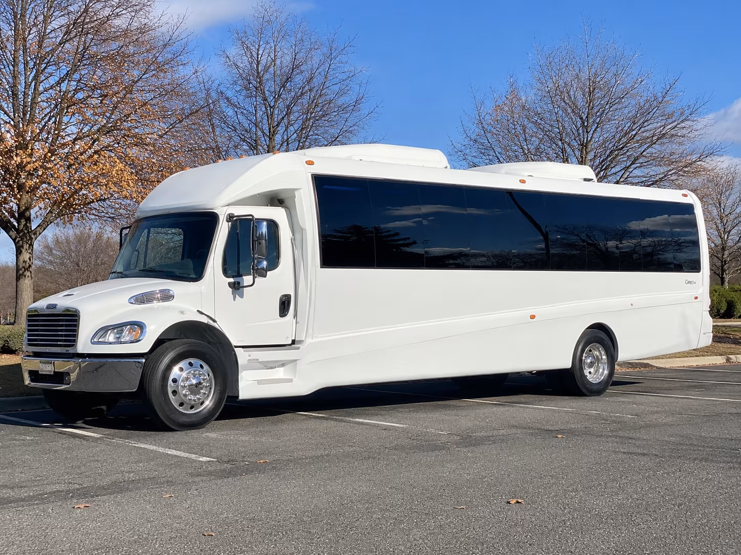 New York Prom & Homecoming Transportation party bus exterior