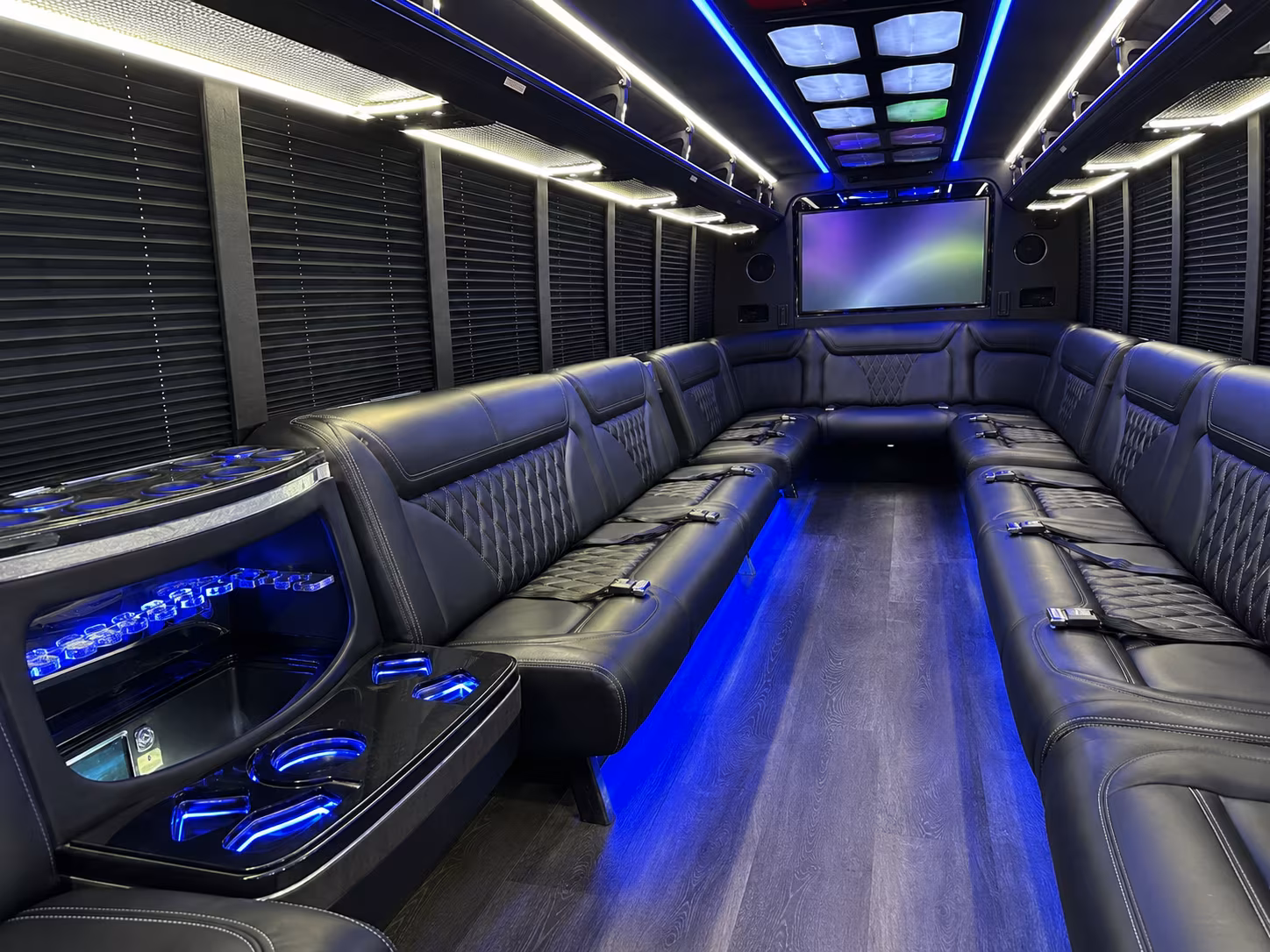 New York Prom & Homecoming Transportation onboard seating