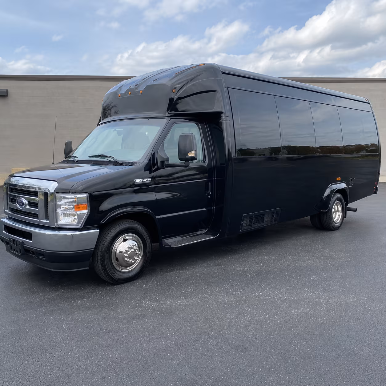 New York Sporting Event Transportation party bus exterior