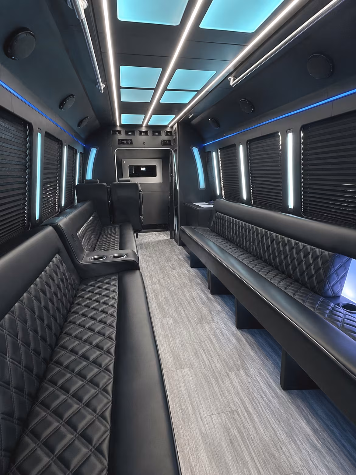 New York Winery Tour & Pub Crawl Transportation party bus interior