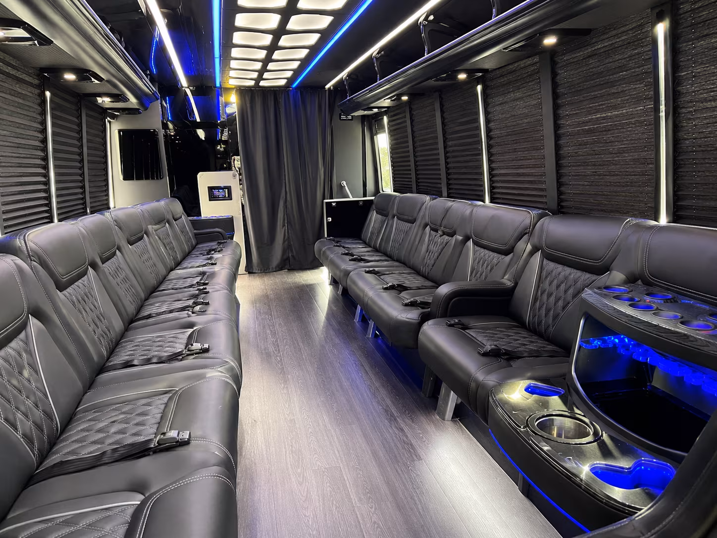 New York Winery Tour & Pub Crawl Transportation party bus exterior