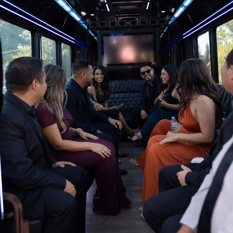 Black Mercedes Sprinter van staged for an New York Private Event Transportation group