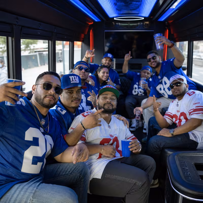 New York Sporting Event Transportation fleet vehicle