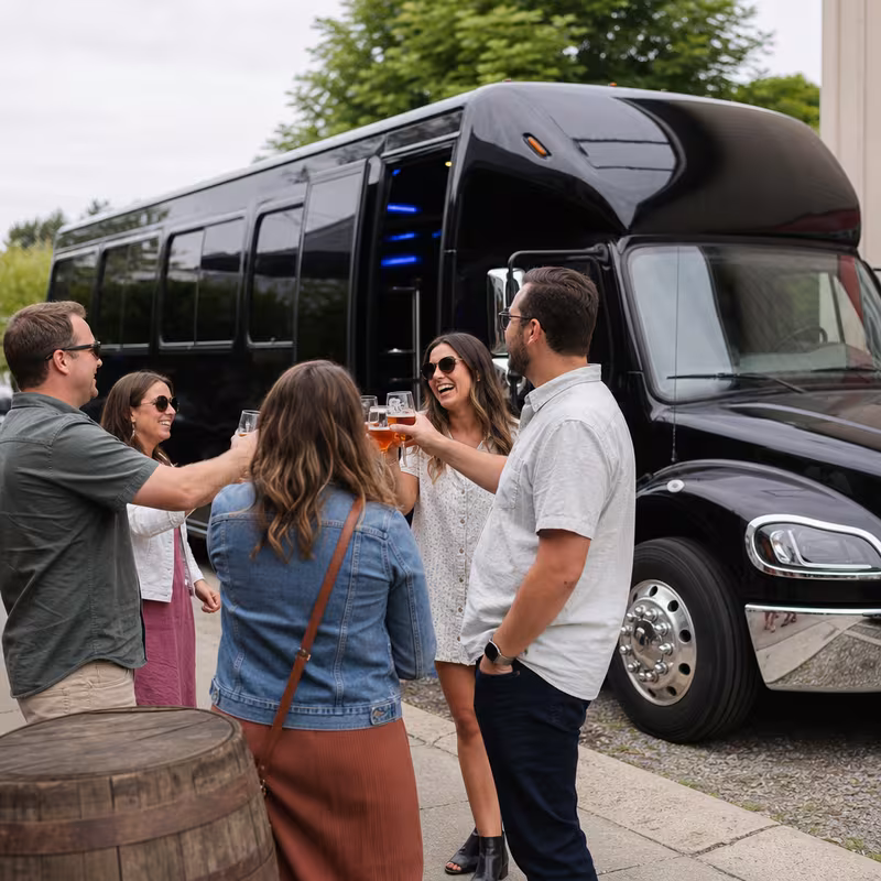 New York Winery & Brewery Tour Transportation fleet vehicle